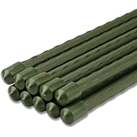Sekey Soportesde Planta-Cañas jardín- Estantes de Planta-Estacas de Planta-Tubo de Acero Recubierto de plástico 8 mm de…